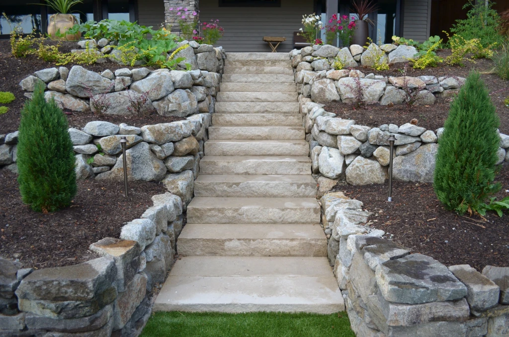 Glendale stone steps